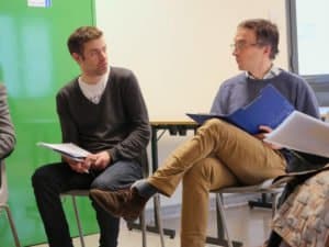 présentation croisée des participants avant le démarrage des ateliers