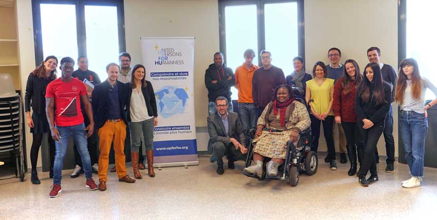 Le groupe UP Emploi et tous les accompagnants