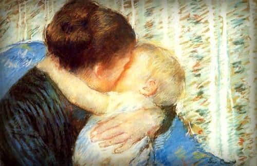 Mother and child, Mary Cassatt, 1880
confiance de l'enfant en sa mère