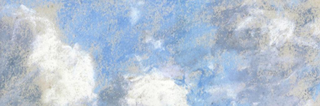 Invitation au voyage avec un détail d'étude de ciel de Eugène Boudin